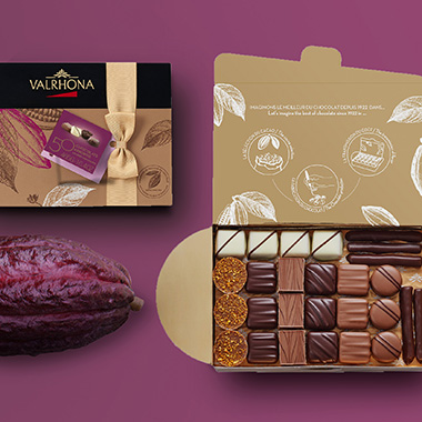 Ballotin de chocolat Valrhona 230 g - Boutique Cité du Chocolat