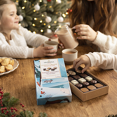 Chocolat papillotes au lait de Noël féérique REVILLON CHOCOLATIER